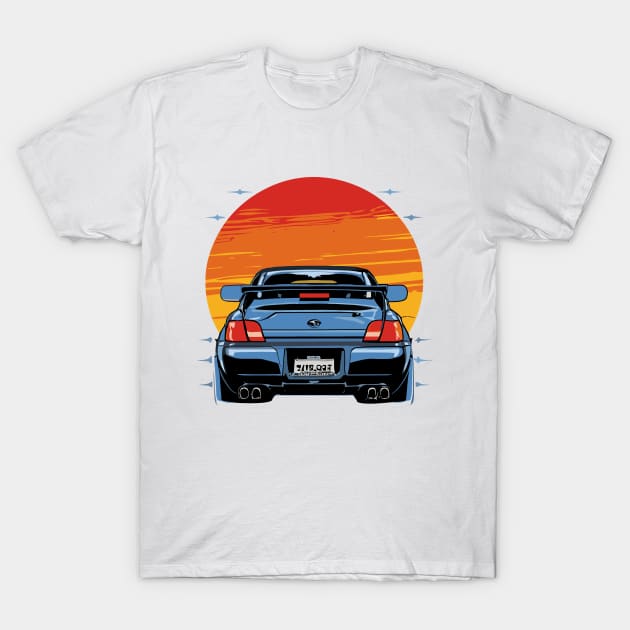 JDM Subaru Impreza WRX STi Bugeye 2000 car T-Shirt by Cruise Dresses